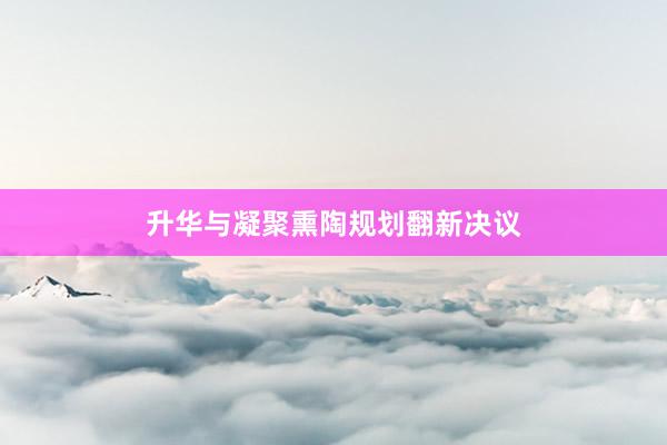 升华与凝聚熏陶规划翻新决议